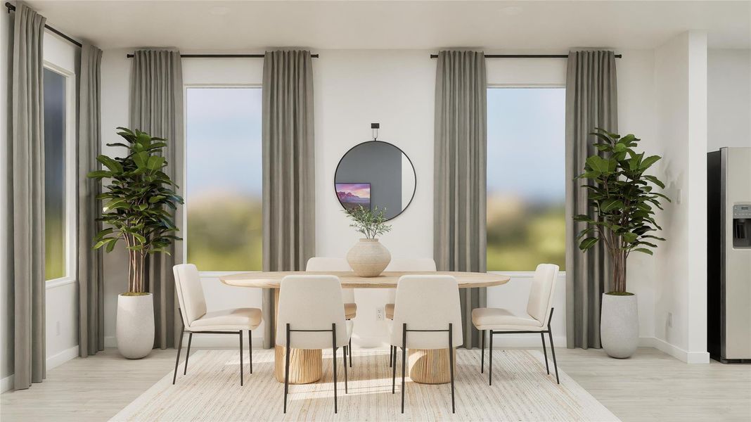 Furnished interior view inside a new home in Ashland, Angleton (Image 6).