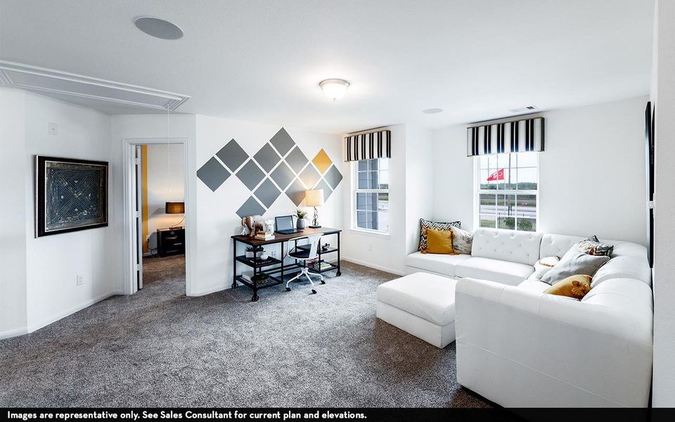 Furnished interior view inside a new home in Pecan Estates, Crosby (Image 14).