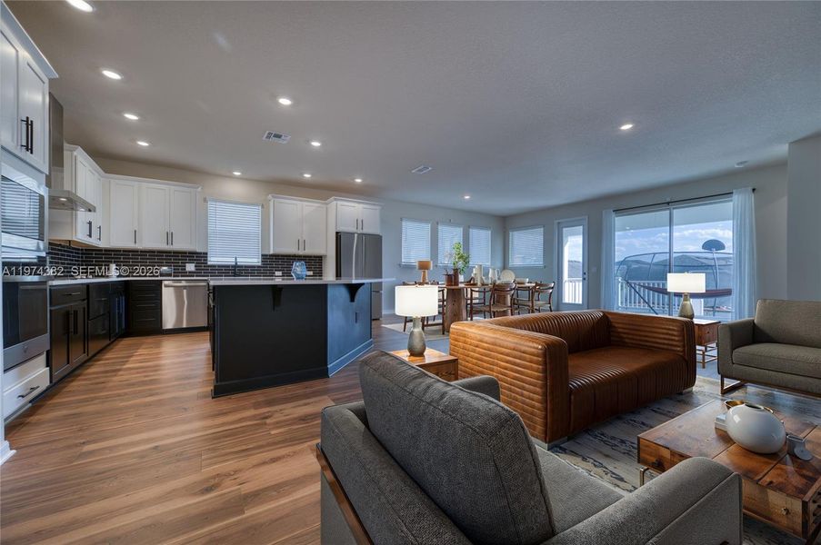 Furnished interior view inside a new home in , Clermont (Image 15).