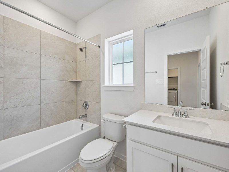 Furnished interior view inside a new home in Pinewood Trails - City Series, Atascocita (Image 11).