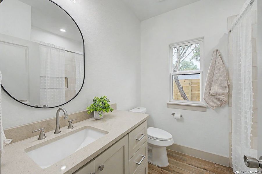Furnished interior view inside a new home in , Wimberley (Image 29).