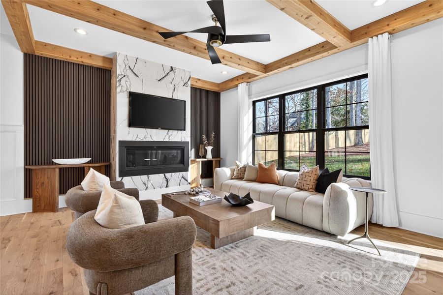 Furnished interior view inside a new home in , Charlotte (Image 12).