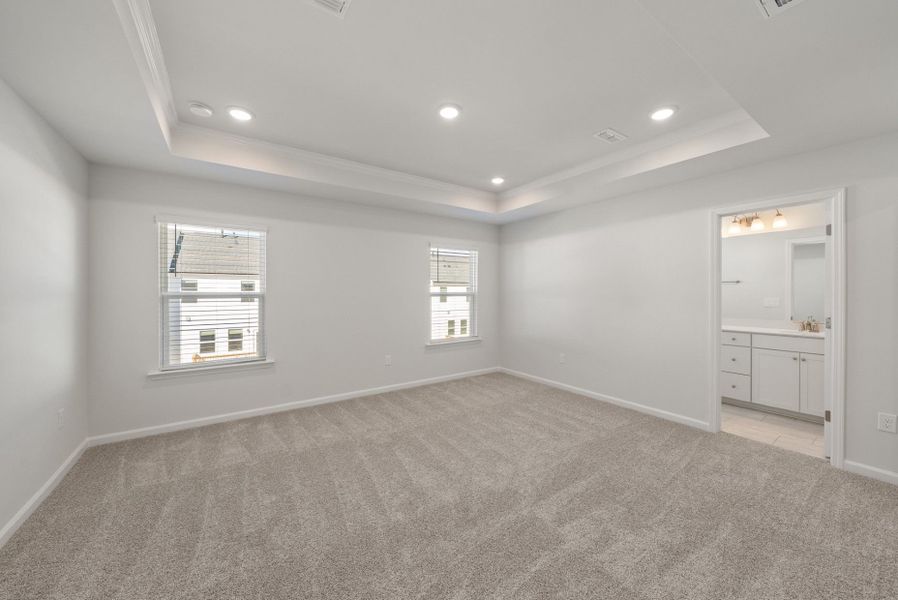 Spacious, unfurnished interior of a new home in Huxley, Apex (Image 17).