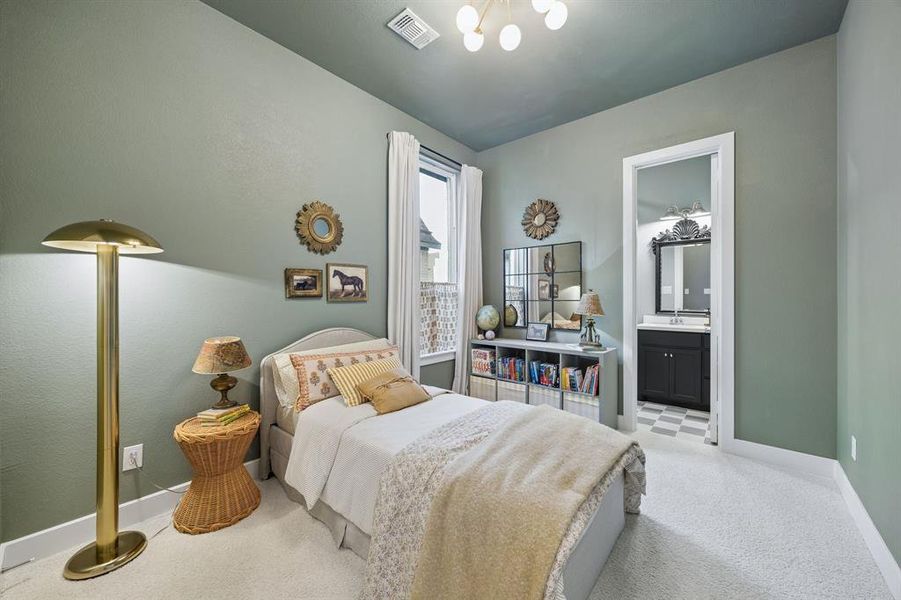 Furnished interior view inside a new home in , Rockwall (Image 17).