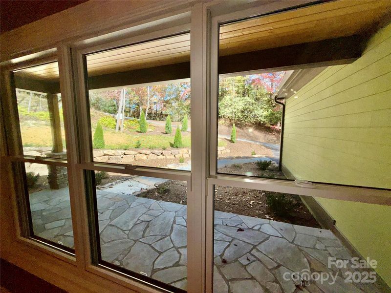 View From Dining Area