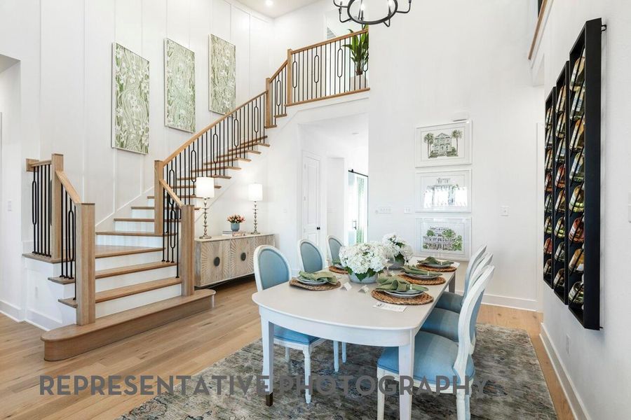 Furnished interior view inside a new home in The George, Richmond (Image 13).