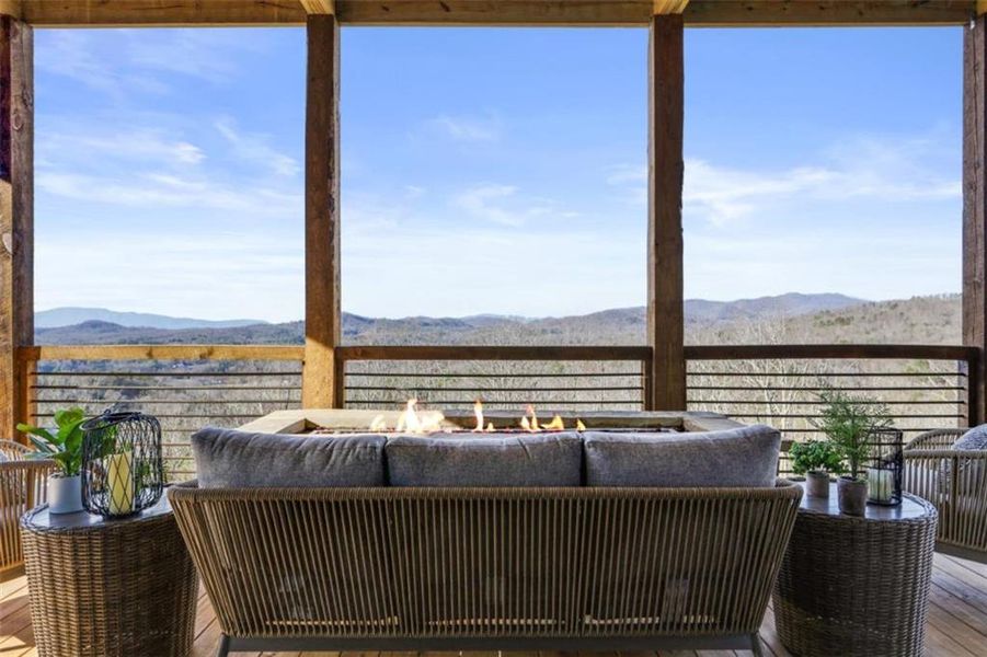 Exterior details and patio area of a home in , Mineral Bluff (Image 3). Exterior details and patio area of a home in , Mineral Bluff (Image 3).