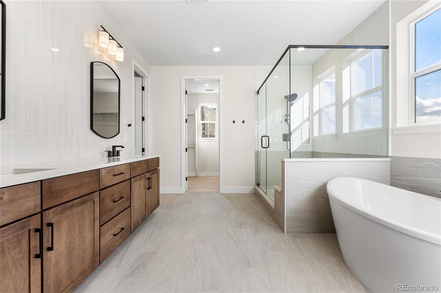 Furnished interior view inside a new home in Gallery at The Canyons, Castle Pines (Image 29).