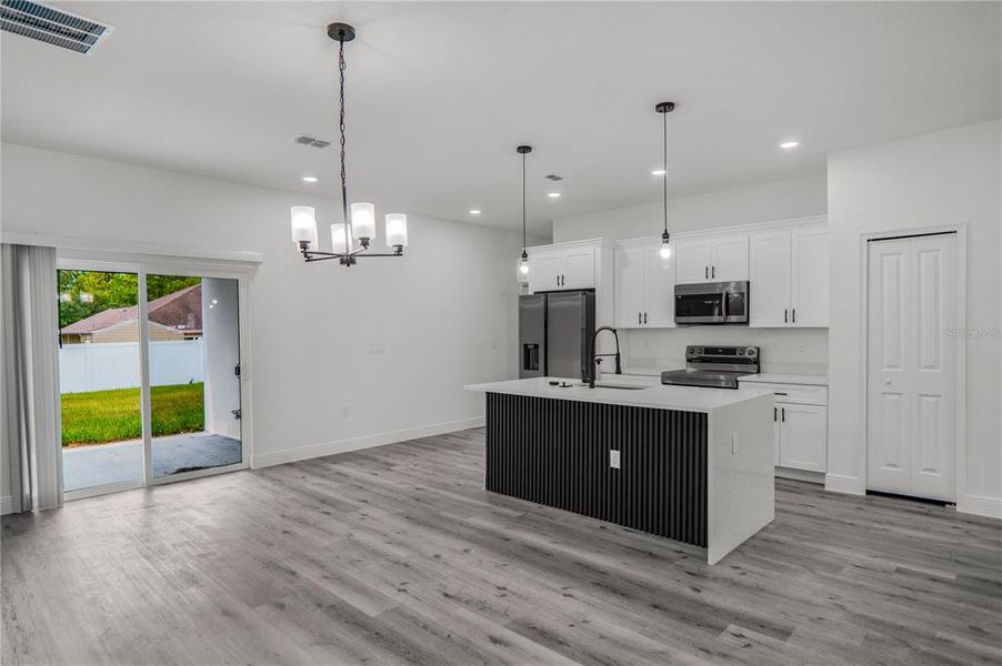 Furnished interior view inside a new home in , Citrus Springs (Image 6). Furnished interior view inside a new home in , Citrus Springs (Image 6).