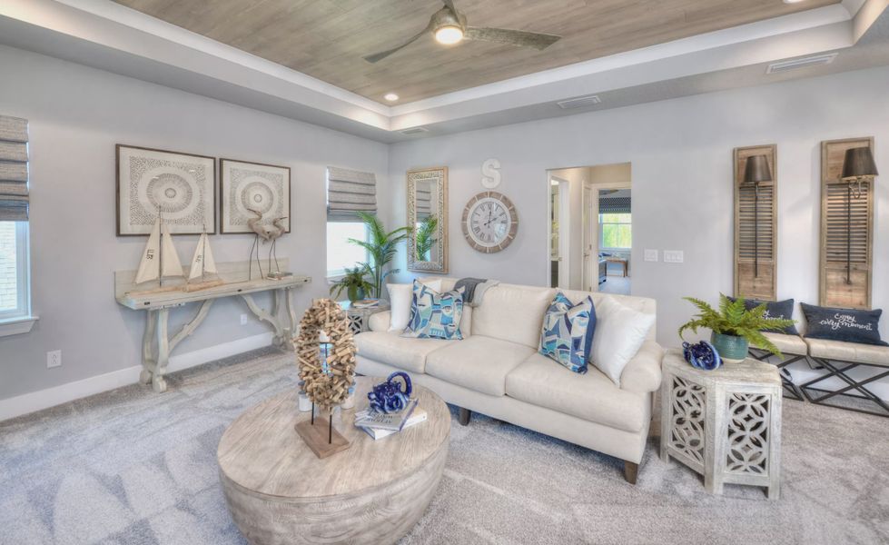 Furnished interior view inside a new home in Woodhaven, Port Orange (Image 36). Furnished interior view inside a new home in Woodhaven, Port Orange (Image 36).