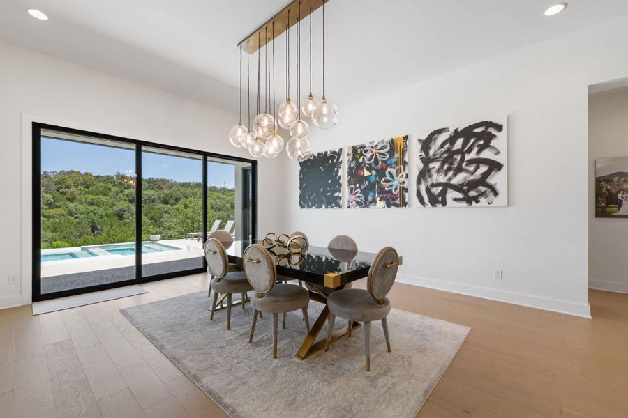 Furnished interior view inside a new home in , Austin (Image 28).