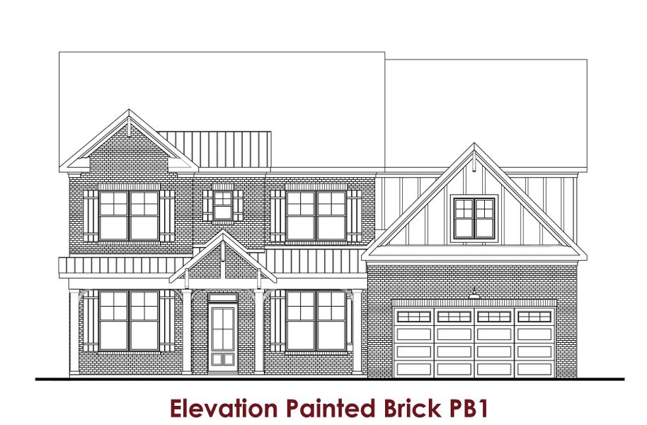 Representative rendering of the exterior for the Turnbridge by Chafin Communities (Image 8).