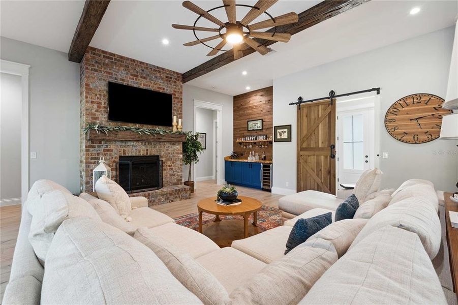 Furnished interior view inside a new home in , Ocala (Image 30).
