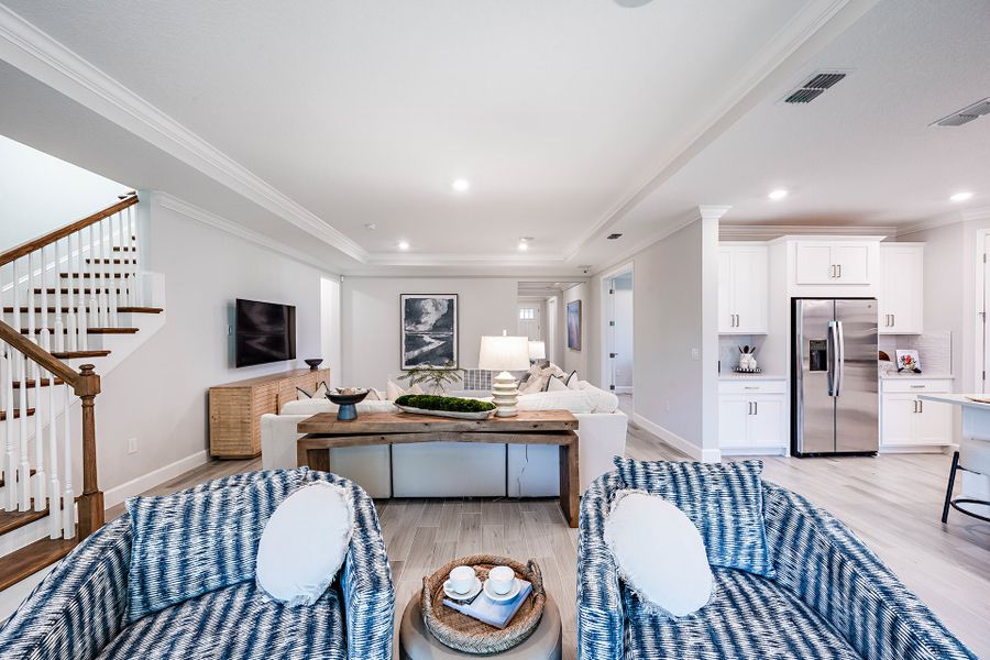 Furnished interior view inside a new home in Headwaters at Lofton Creek, Yulee (Image 16).