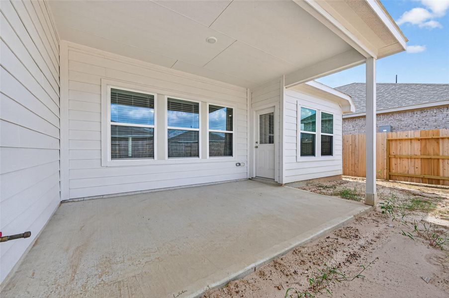 Exterior details and patio area of a home in Cypress Green, Hockley (Image 3). Exterior details and patio area of a home in Cypress Green, Hockley (Image 3).
