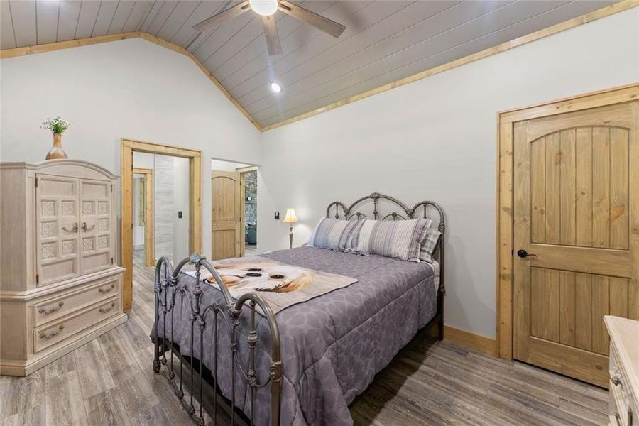 Furnished interior view inside a new home in , Cleveland (Image 12).