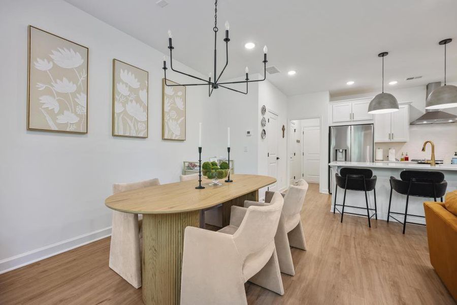 Furnished interior view inside a new home in , Kennesaw (Image 10).