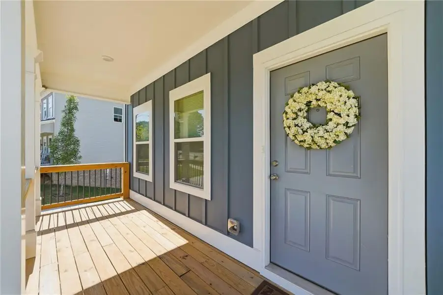 Exterior details and patio area of a home in , Woodstock (Image 32). Exterior details and patio area of a home in , Woodstock (Image 32).