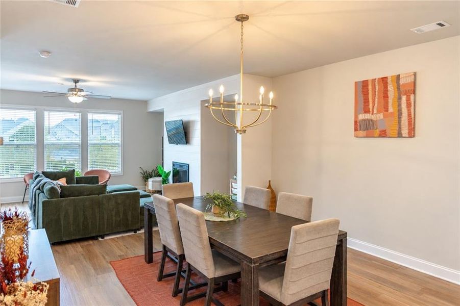 Furnished interior view inside a new home in , Lawrenceville (Image 11).