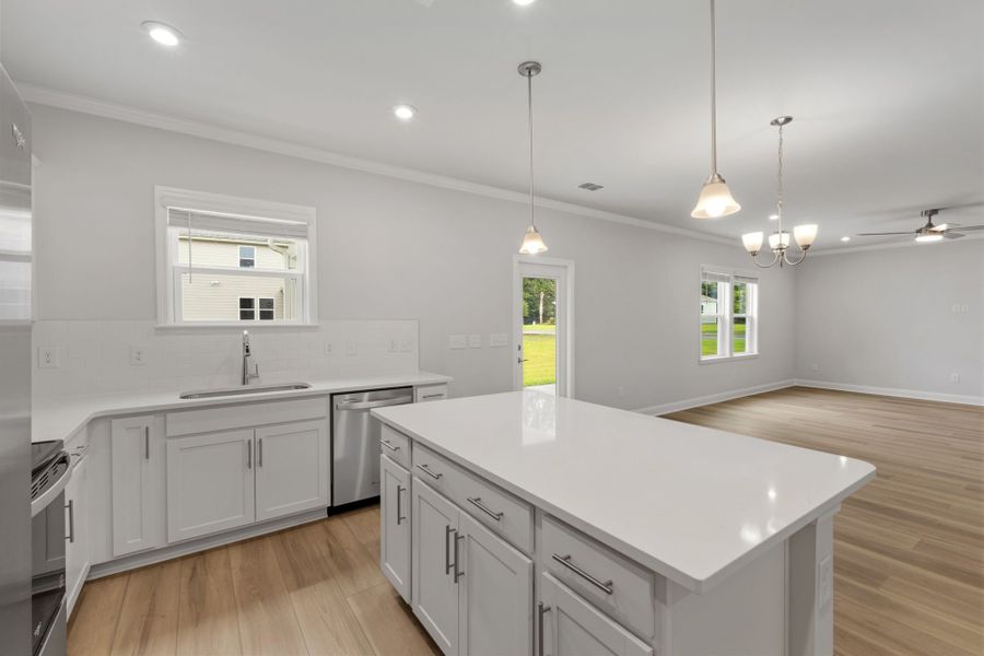 Furnished interior view inside a new home in Solserra, Shallotte (Image 5).