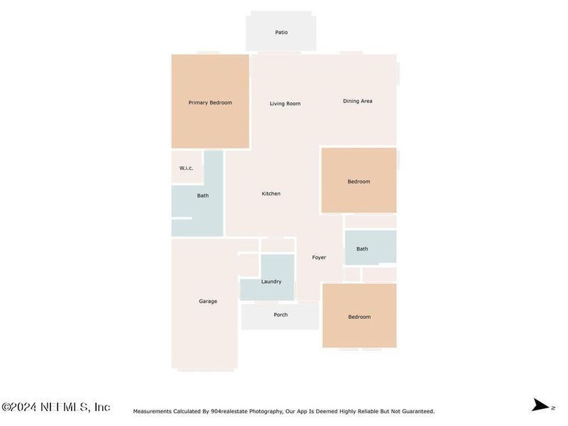 2D floor plan layout of this home in , Satsuma, FL (Image 5).