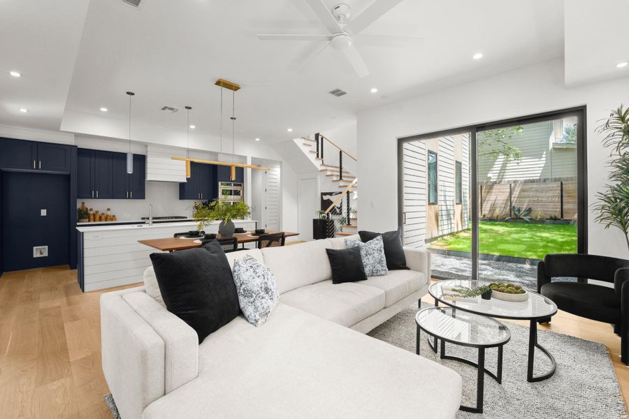 Furnished interior view inside a new home in , Austin (Image 4).