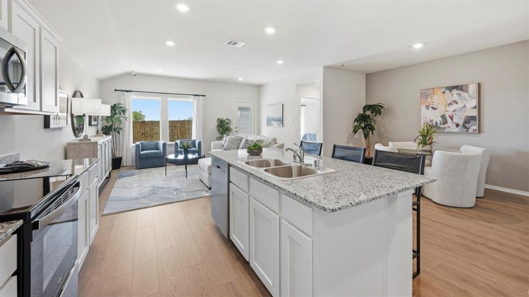 Furnished interior view inside a new home in Chalk Hill, Celina (Image 14).