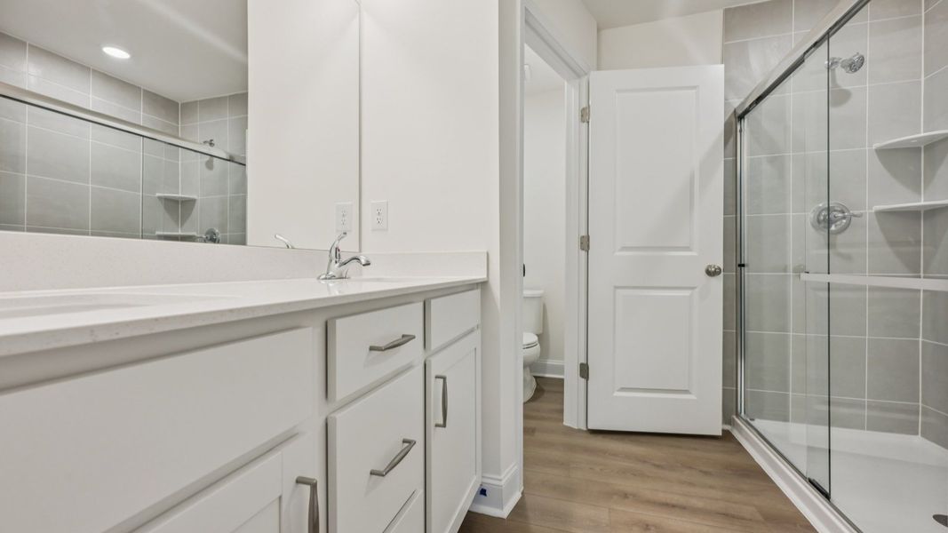 Furnished interior view inside a new home in Kensley Grove, Fuquay Varina (Image 20).