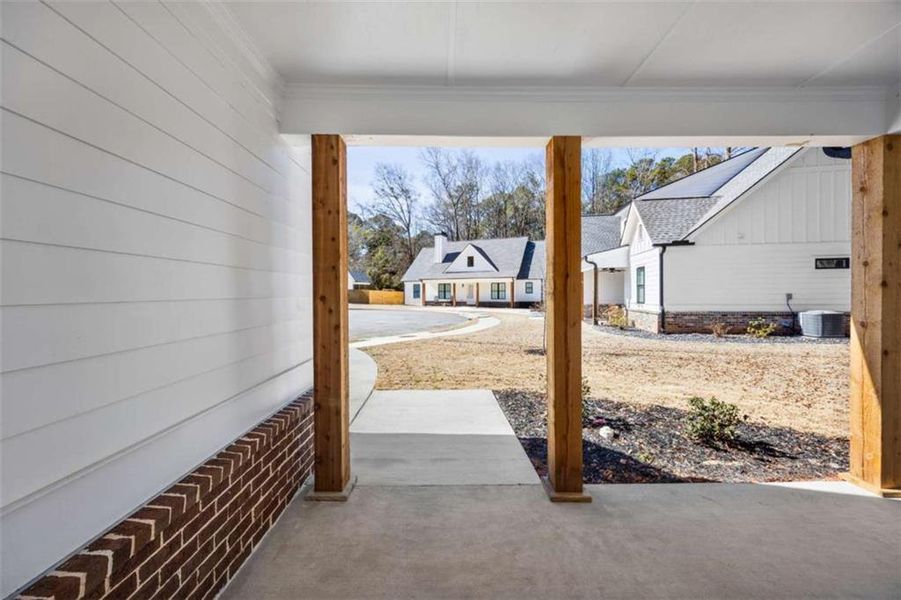 Exterior details and patio area of a home in , Monroe (Image 24).