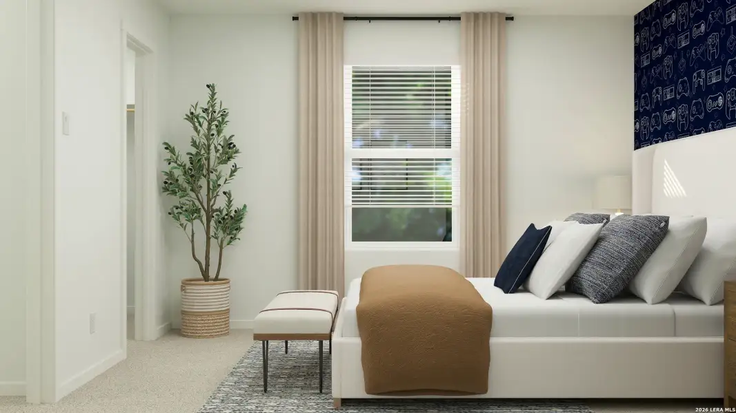 Furnished interior view inside a new home in Navarro Ranch, Seguin (Image 15).