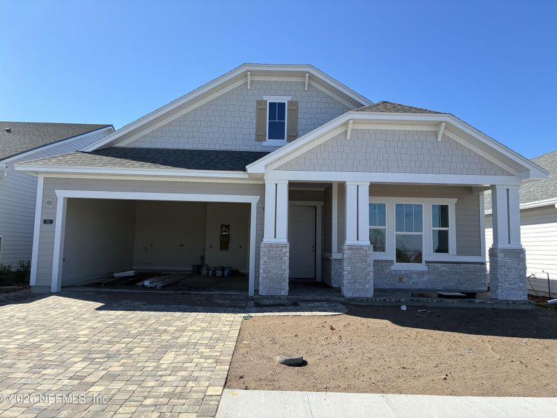 In-progress construction of a new home in , St. Augustine, FL (Image 19).