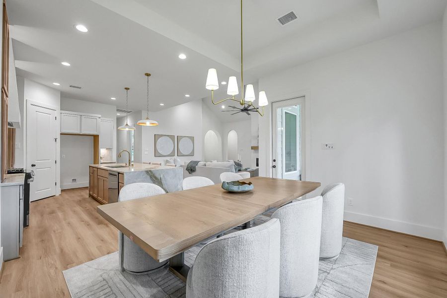 Furnished interior view inside a new home in , Willis (Image 28).