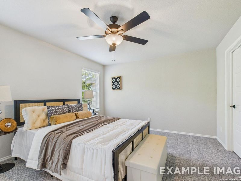 Furnished interior view inside a new home in Meadows at Oak Creek, San Antonio (Image 17).