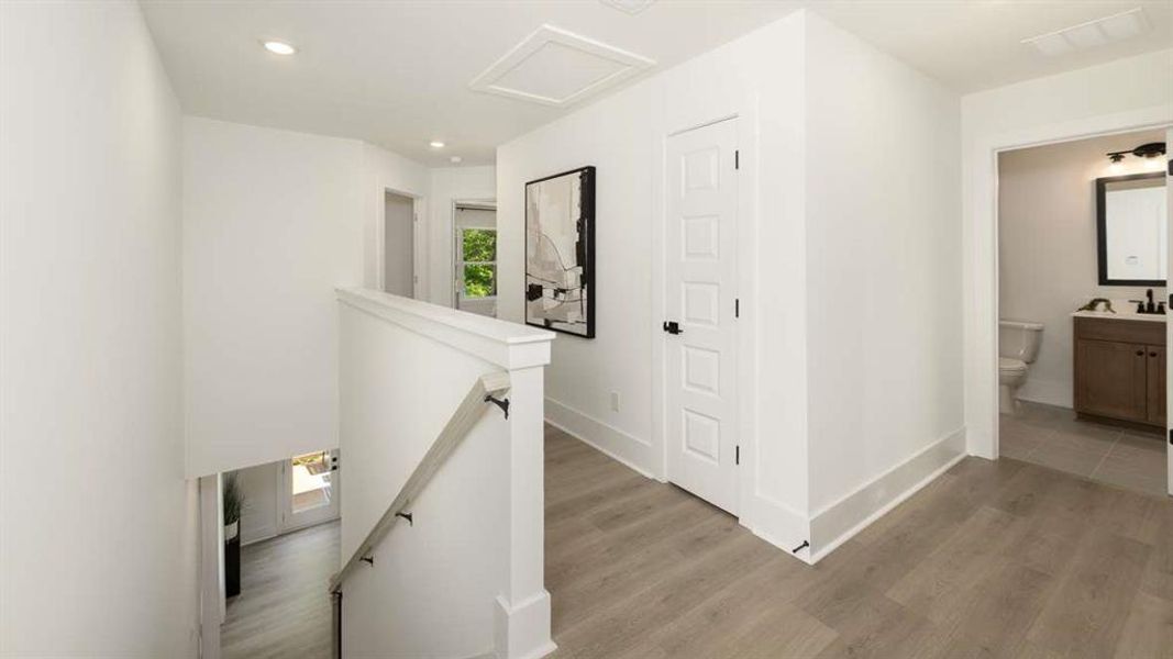 Furnished interior view inside a new home in Overlook at Peachtree Corners, Peachtree Corners (Image 33).