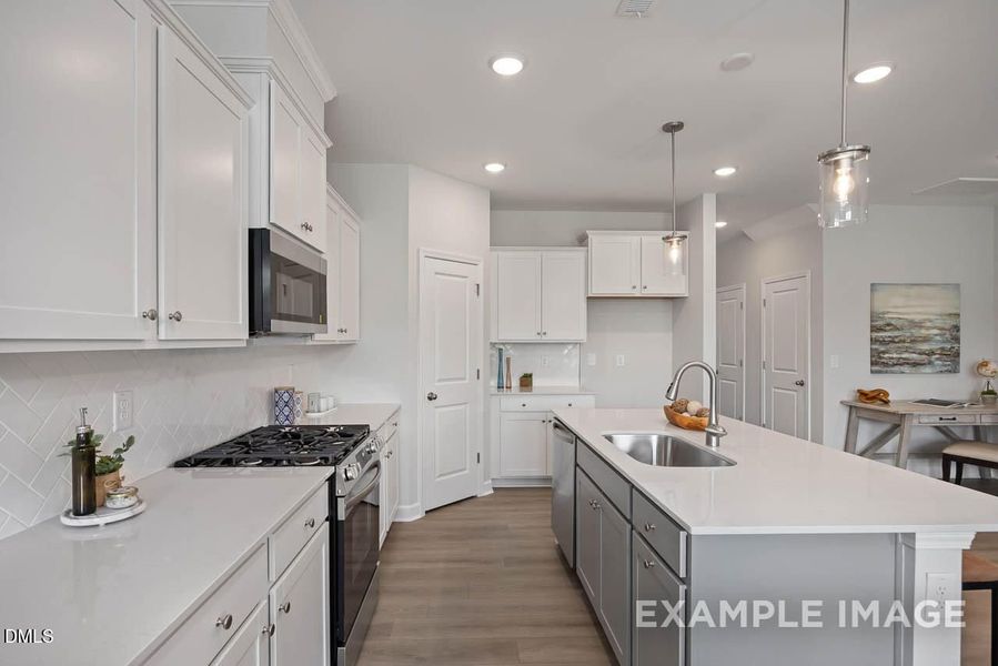 Furnished interior view inside a new home in Springvale, Fuquay Varina (Image 2).