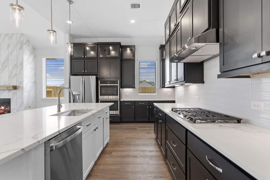 Furnished interior view inside a new home in Parkside on the River, Georgetown (Image 7).