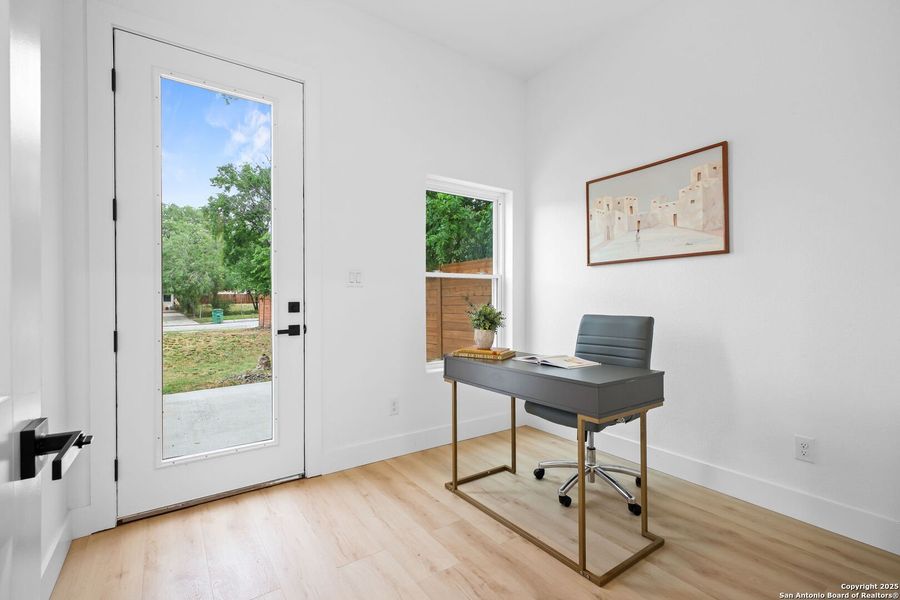 Furnished interior view inside a new home in , San Antonio (Image 15).