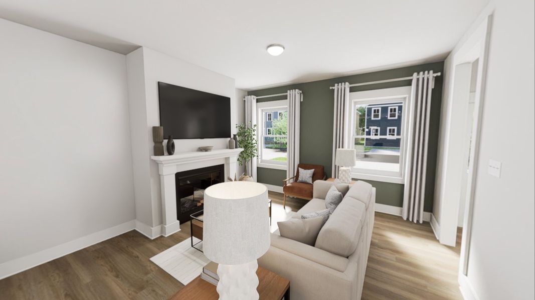 Furnished interior view inside a new home in Ponder, Wendell (Image 4).