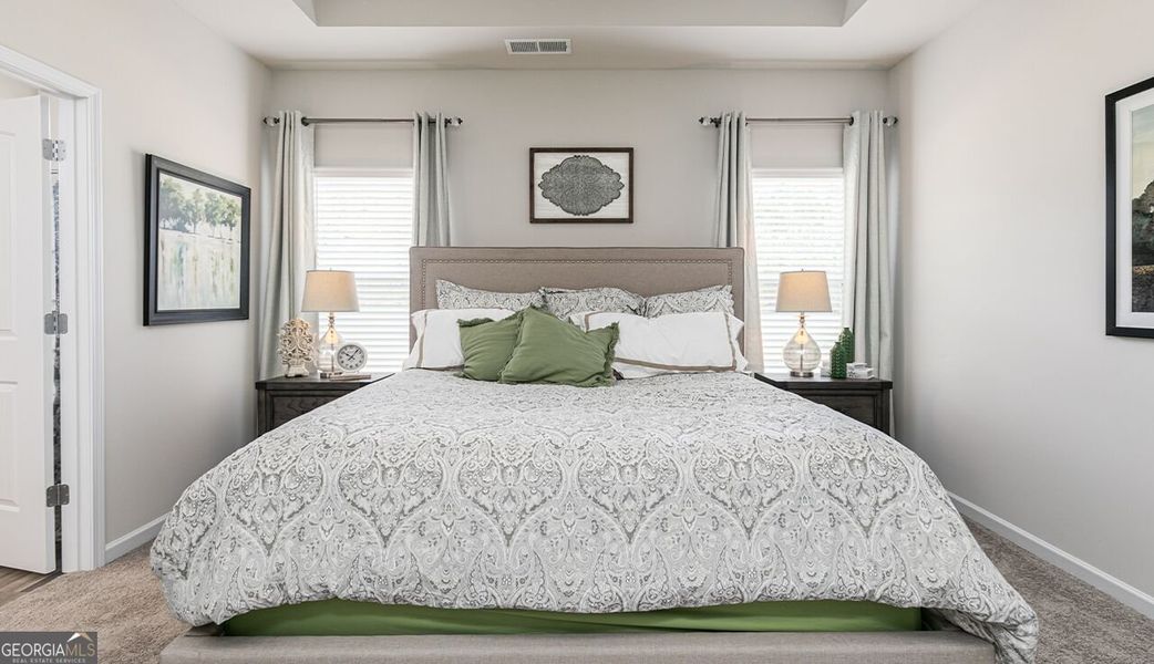 Furnished interior view inside a new home in The Cottages of Silvertown, Thomaston (Image 25).