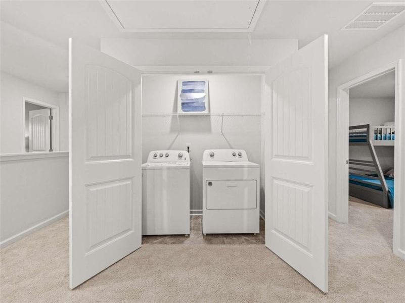 Furnished interior view inside a new home in Rosewood Farms, Acworth (Image 27).