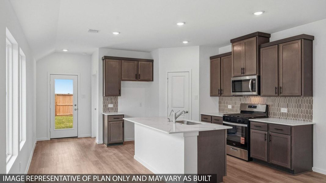 Furnished interior view inside a new home in Cypress Green, Tomball (Image 8).
