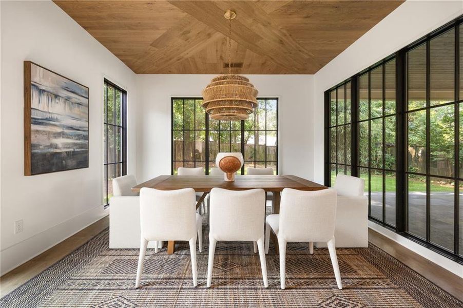 Furnished interior view inside a new home in , Atlanta (Image 4).