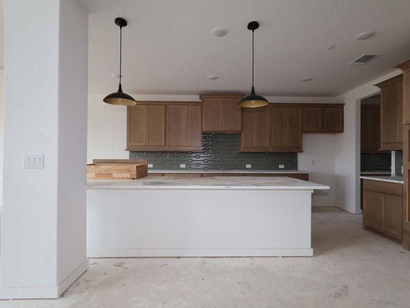 In-progress construction of a new home in Barksdale, Leander, TX (Image 19).