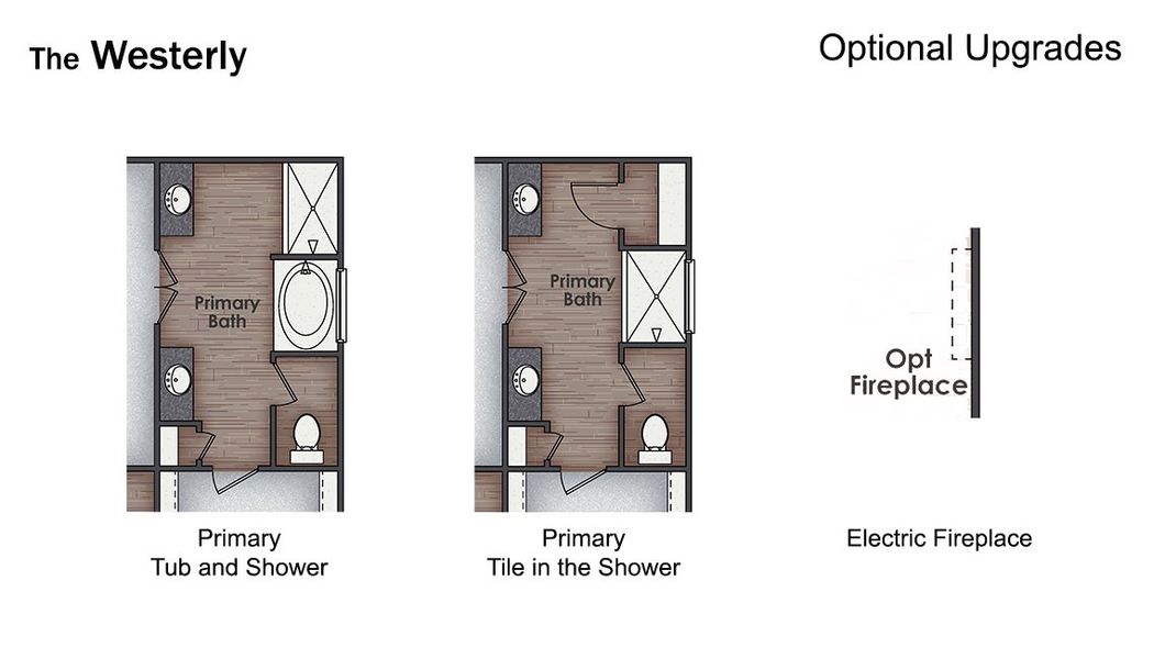 2D floor plan layout for the Westerly by D.R. Horton in Surfside Landing, Hubert, NC (Image 4).