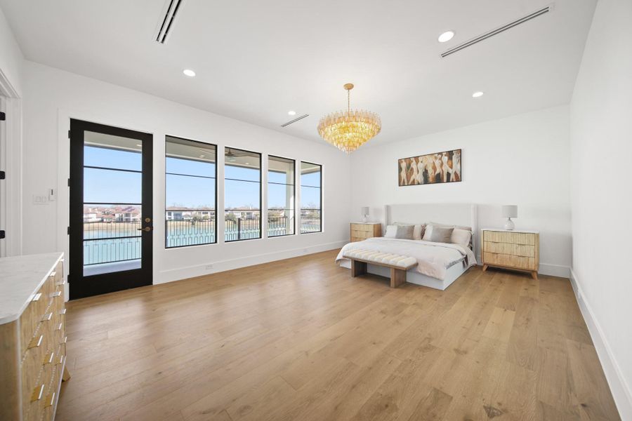 Primary oasis for those who value rest and relaxation. Breathtaking views can be seen upon wake up and slumber. Full balcony with seating space to enjoy your view to the fullest.