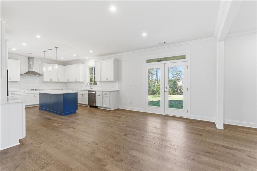 Spacious, unfurnished interior of a new home in The Estates at Hurricane Pointe, Douglasville (Image 32). Spacious, unfurnished interior of a new home in The Estates at Hurricane Pointe, Douglasville (Image 32).