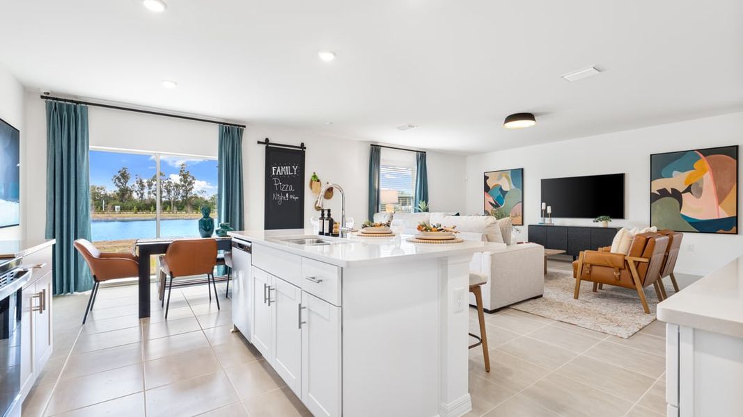 Representative furnished interior of a home built from the Eagle by Taylor Morrison in Coopers Meadow, Jacksonville (Image 10).