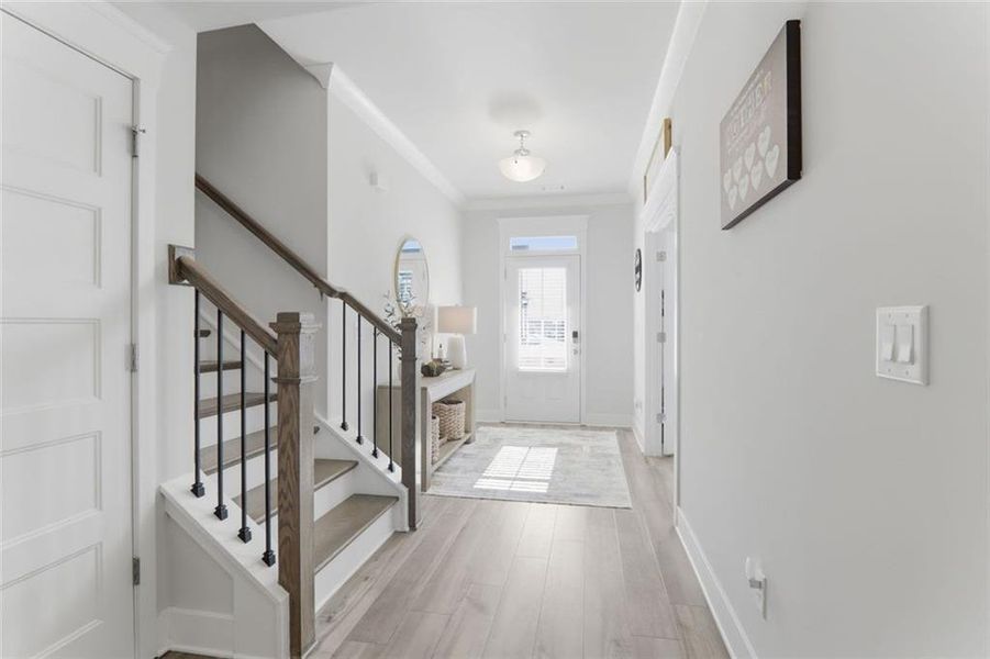 Spacious, unfurnished interior of a new home in Rosewood Lake Estates, Hoschton (Image 27). Spacious, unfurnished interior of a new home in Rosewood Lake Estates, Hoschton (Image 27).