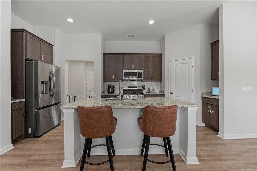 Furnished interior view inside a new home in , Bluffton (Image 25).