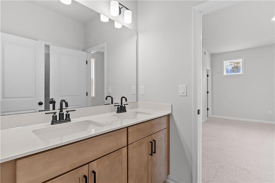Furnished interior view inside a new home in Acacia, Cumming (Image 2).